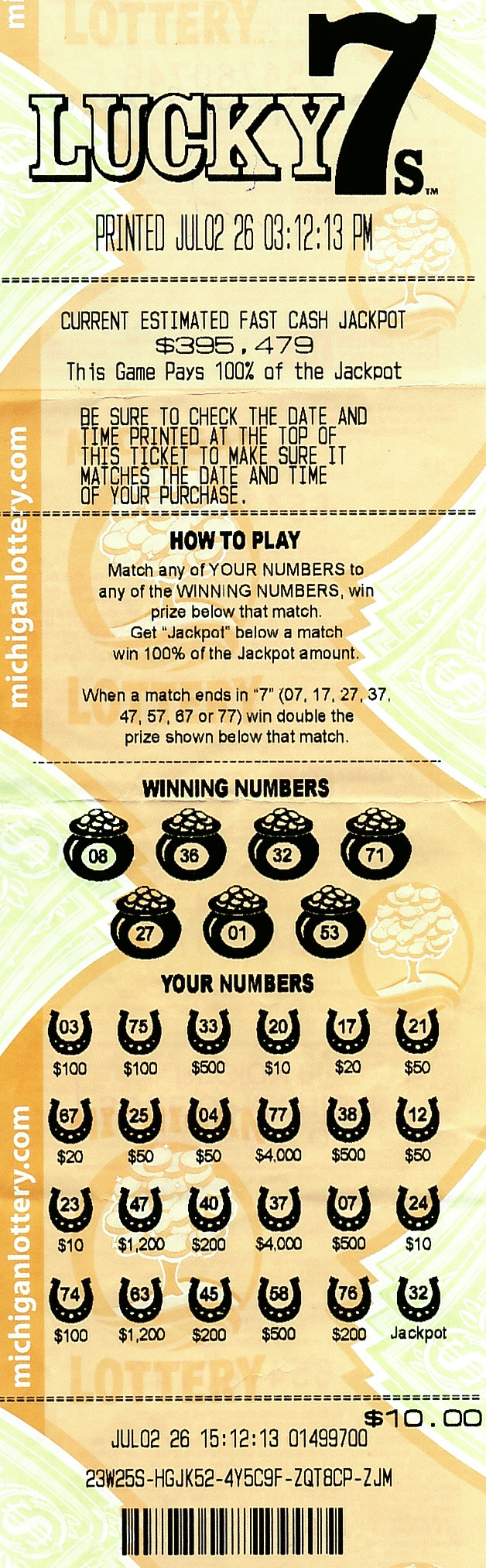 Michigan Lottery Player Wins Big in Millionaire Raffle
